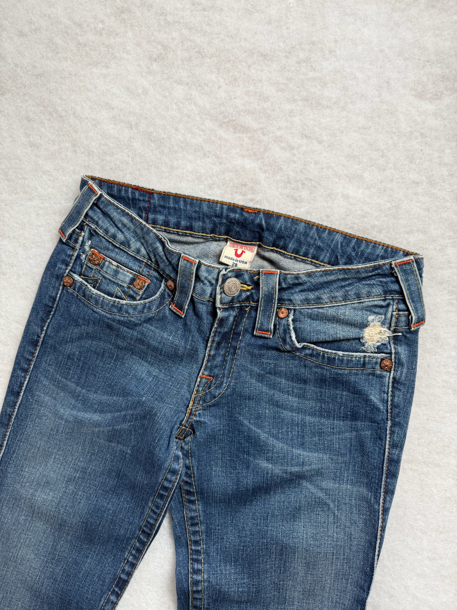 True Religion Boot Cut Low Waist Jeans 29