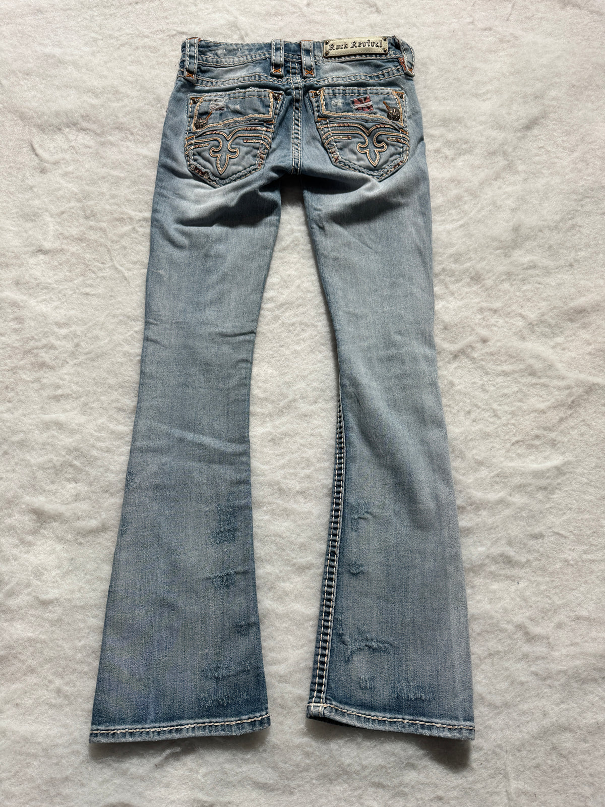 Rock Revival Boot Cut Low Waist Jeans 24