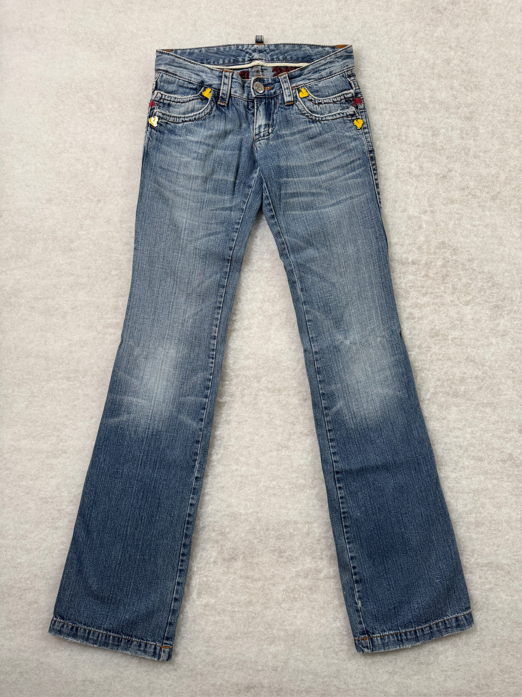 Dsquared Boot Cut Low Waist Jeans 27