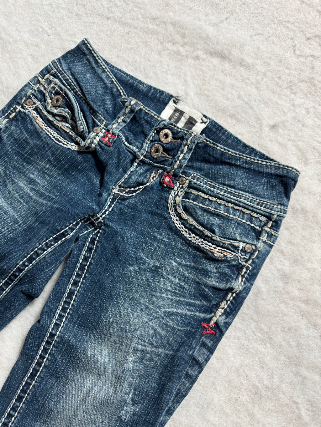 Boot Cut Low Waist Jeans