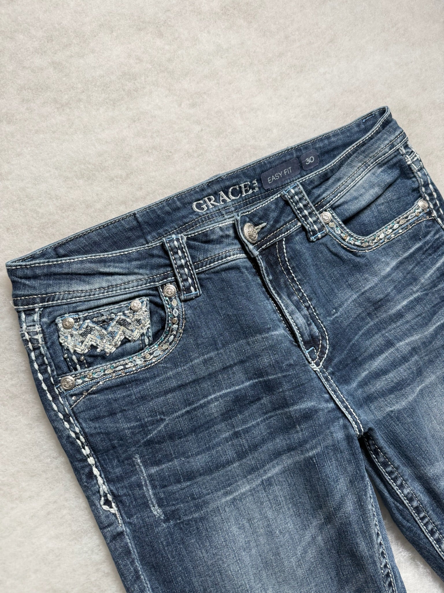 Grace Boot Cut Low Waist Jeans