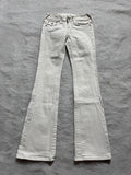 True Religion Boot Cut Low Waist Jeans Weiß, Foto 1 von 4