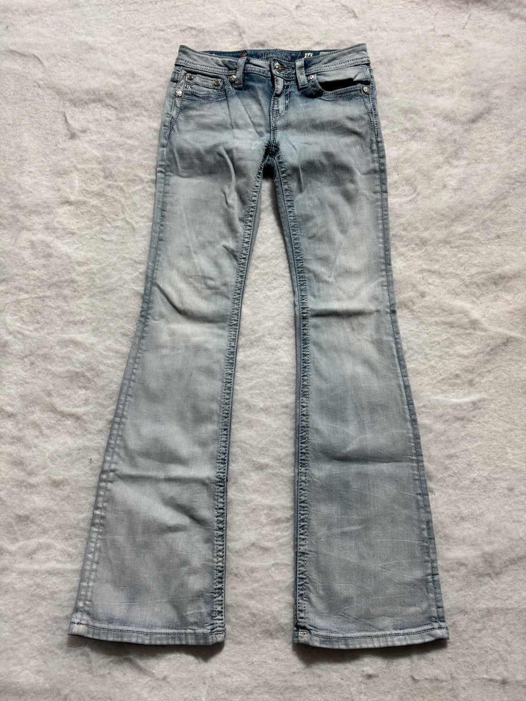 Miss Me Boot Cut Low Waist Jeans 24