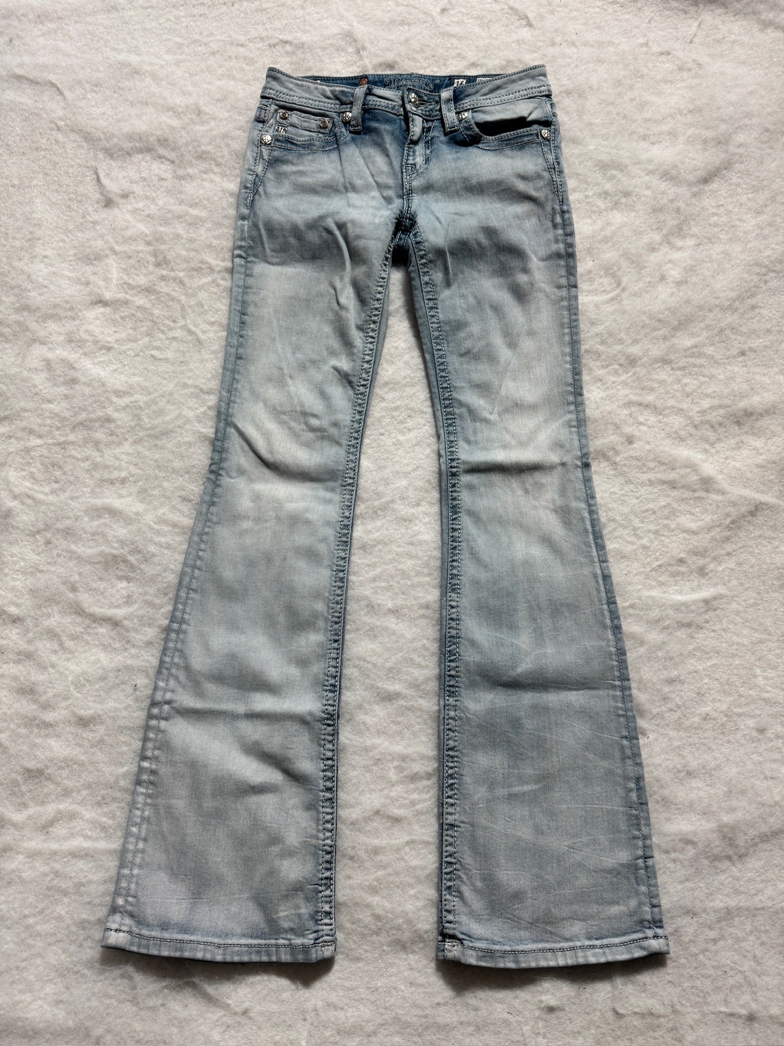 Miss Me Boot Cut Low Waist Jeans 24
