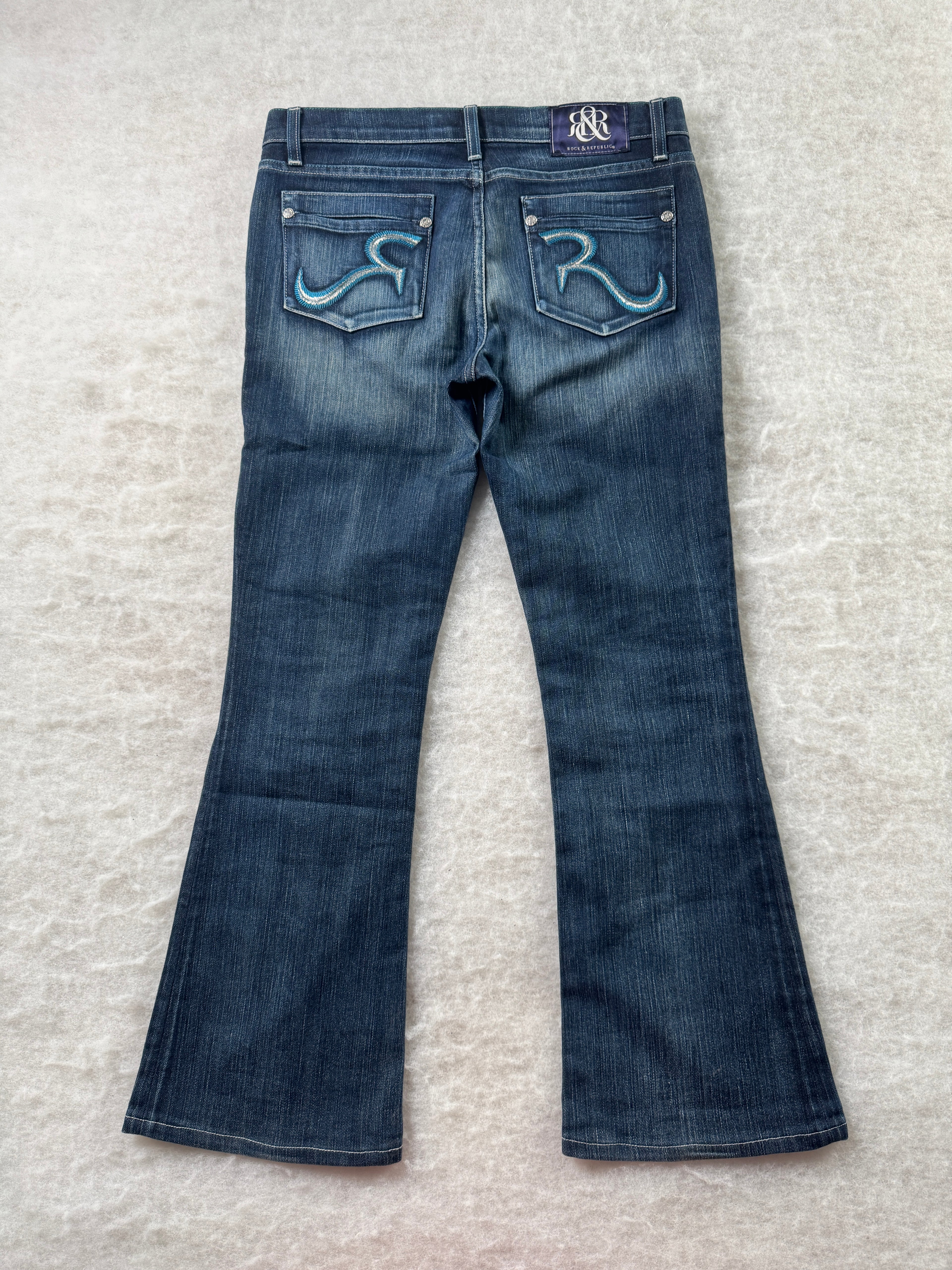 Rock & Republic Boot Cut Low Waist Jeans 30
