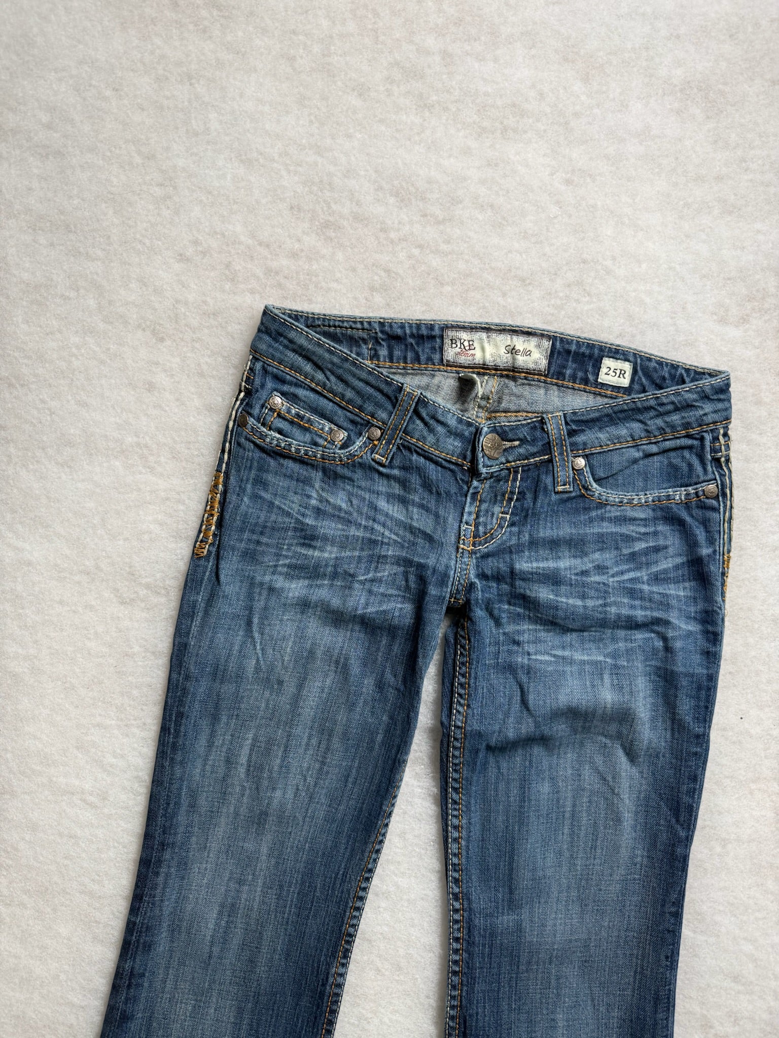 BKE Boot Cut ultra Low Waist Jeans
