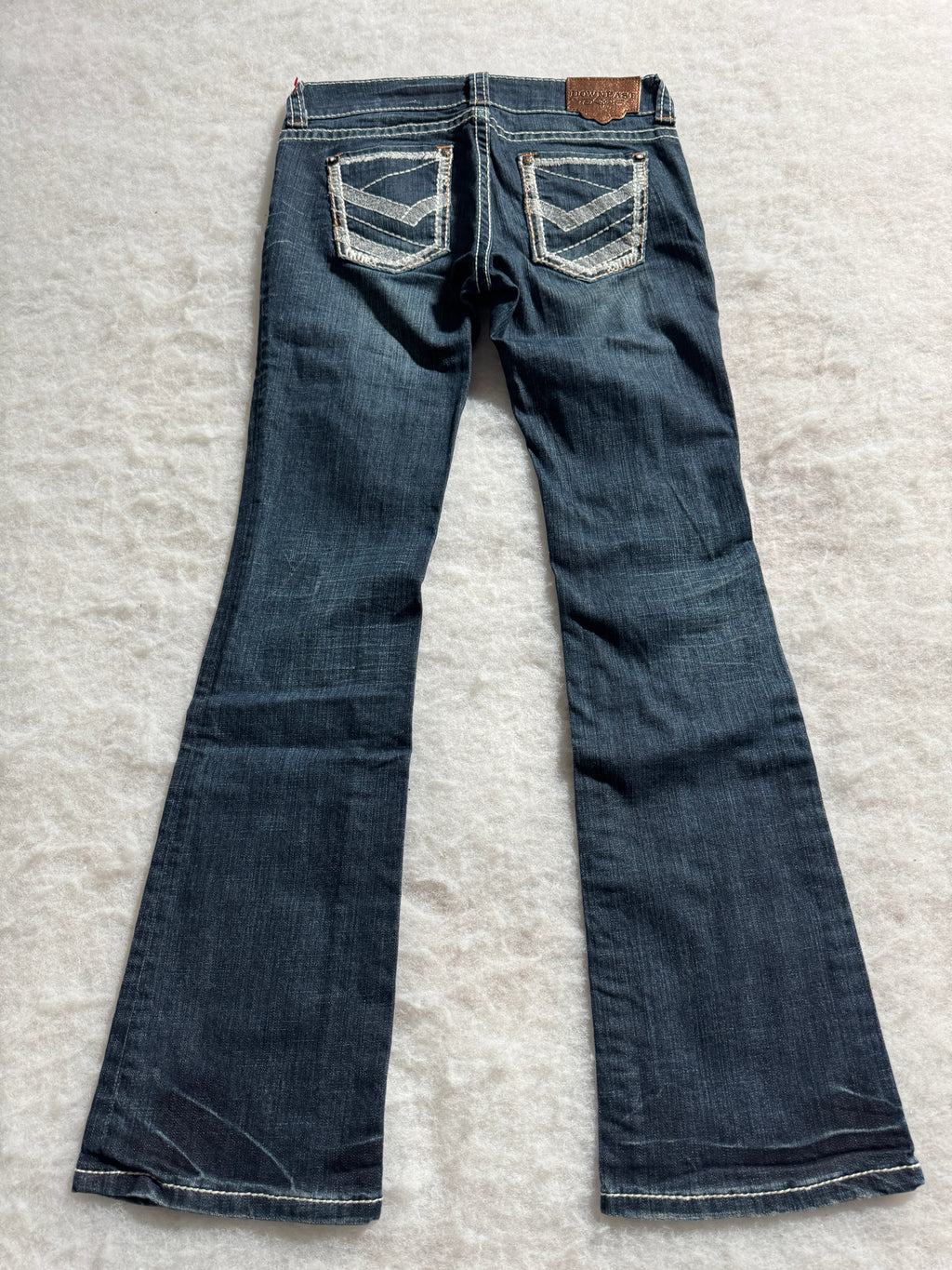 Boot Cut Low Waist Jeans Blau, Foto 2 von 4