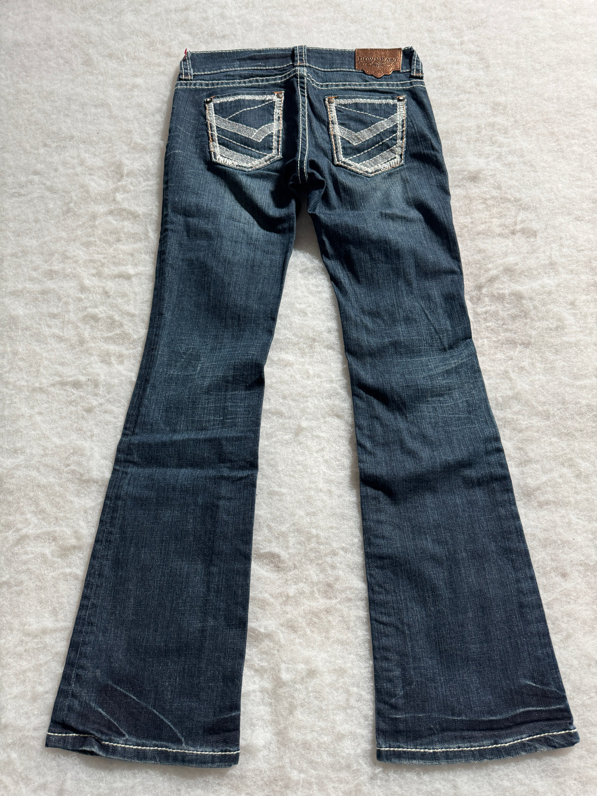 Boot Cut Low Waist Jeans Blau, Foto 2 von 4