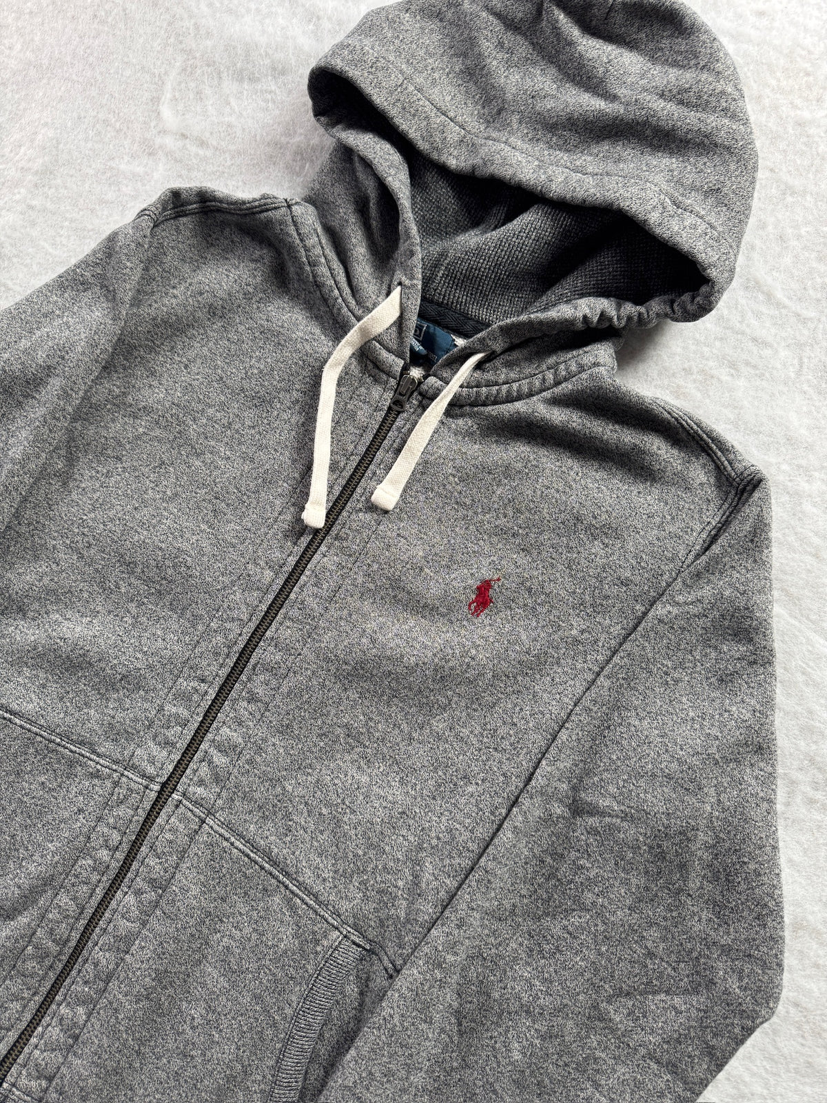 Ralph Lauren Hoodie Kapuzen Zip Pullover Grau, Foto 2 von 4