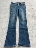 Boot Cut Low Waist Jeans Blau, Foto 1 von 4