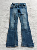Boot Cut Low Waist Jeans Blau, Foto 1 von 4