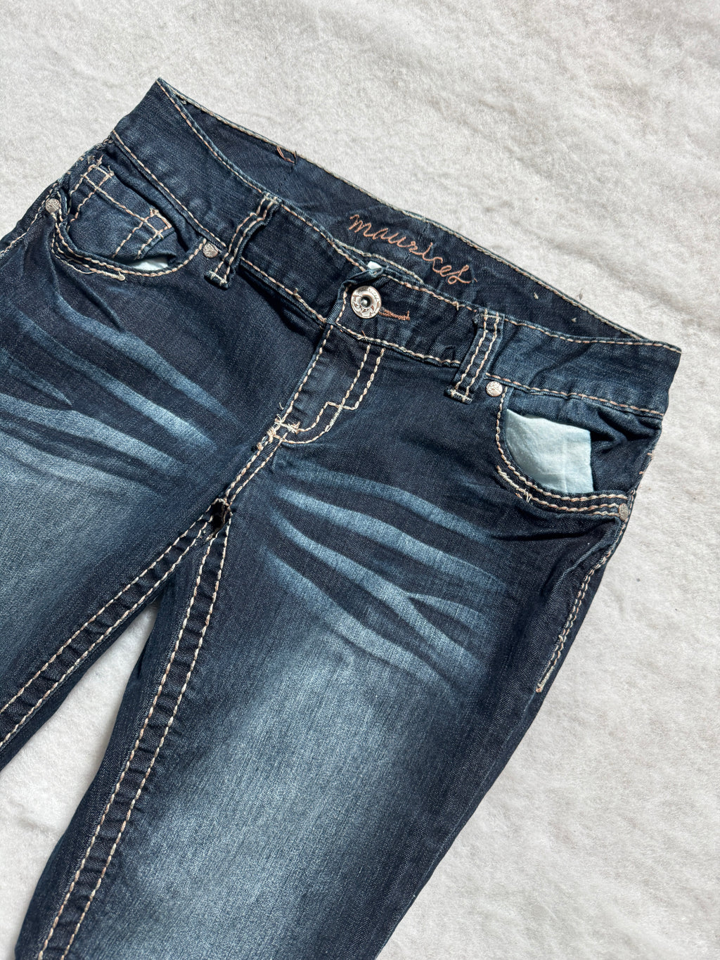 Boot Cut Low Waist Jeans