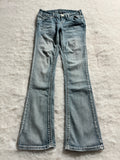 Boot Cut Low Waist Jeans Blau, Foto 1 von 4