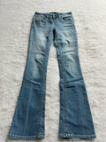 Boot Cut Low Waist Jeans Blau, Foto 1 von 4