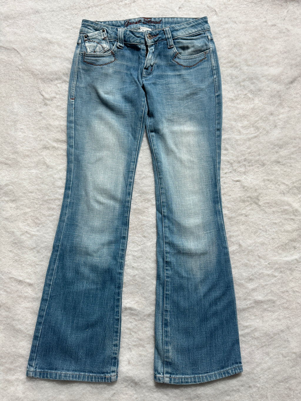 Boot Cut Low Waist Jeans