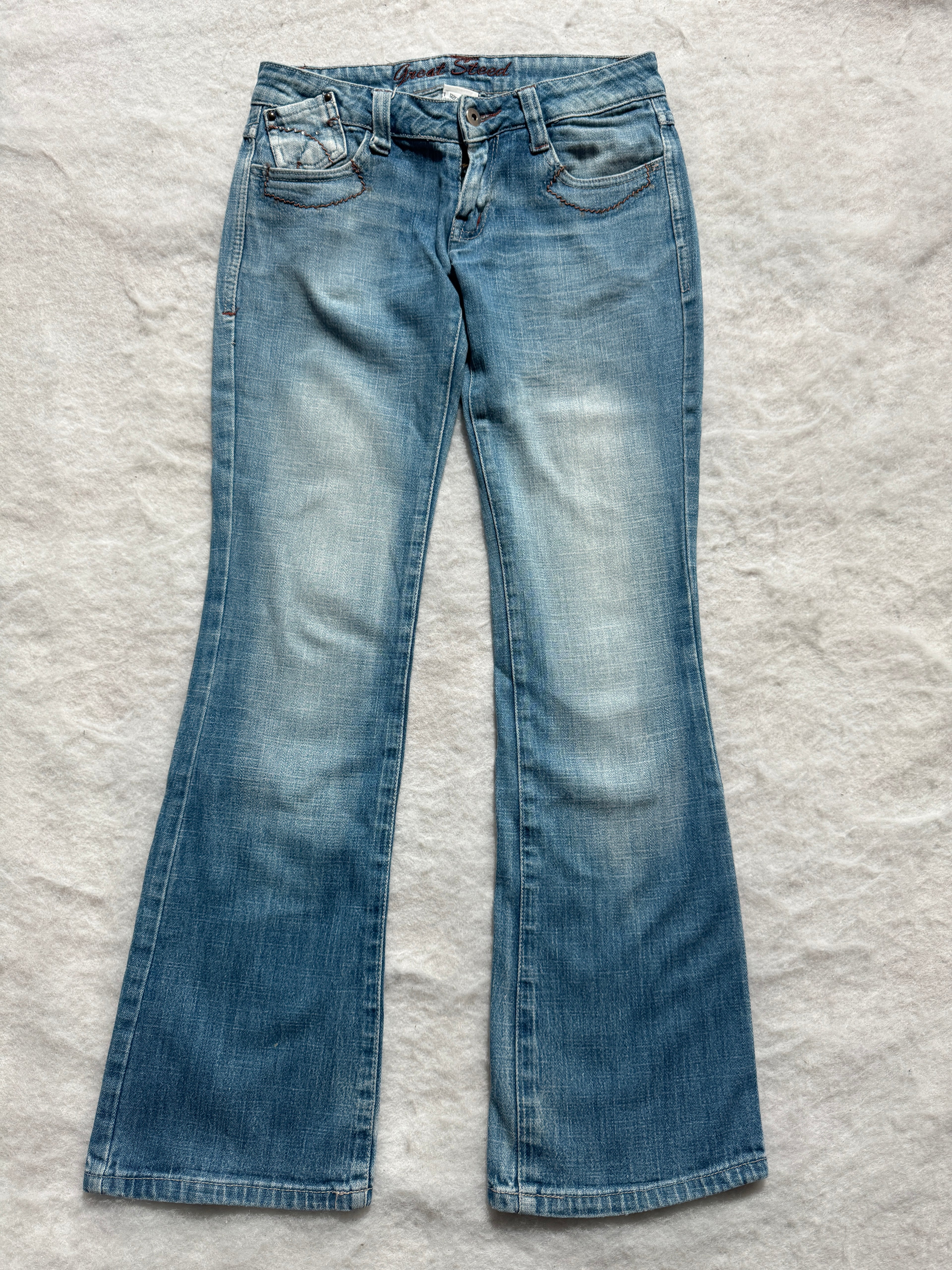 Boot Cut Low Waist Jeans