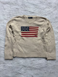 Ralph Lauren Strickpullover mit USA Flagge