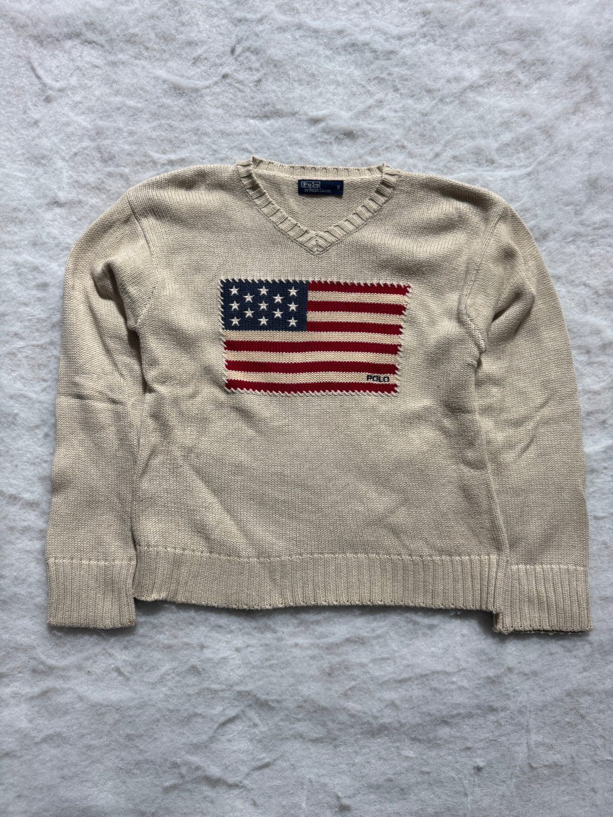 Ralph Lauren Strickpullover mit USA Flagge