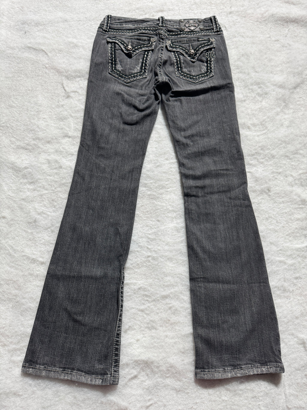 Miss Me Boot Cut Low Waist Jeans 30