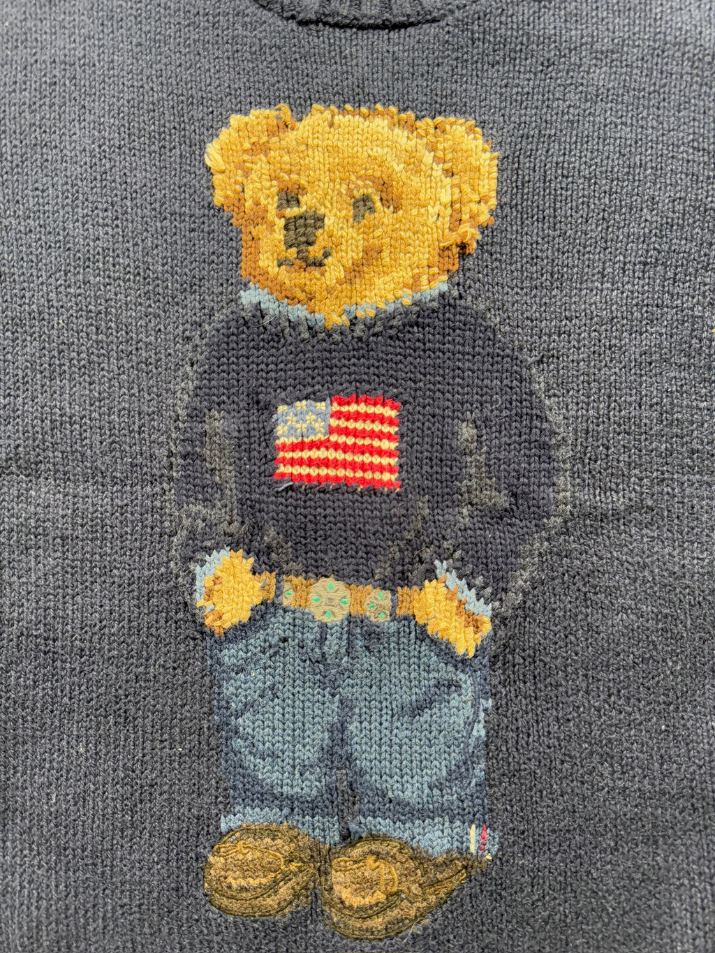 Ralph Lauren Strickpullover mit Polo Bär