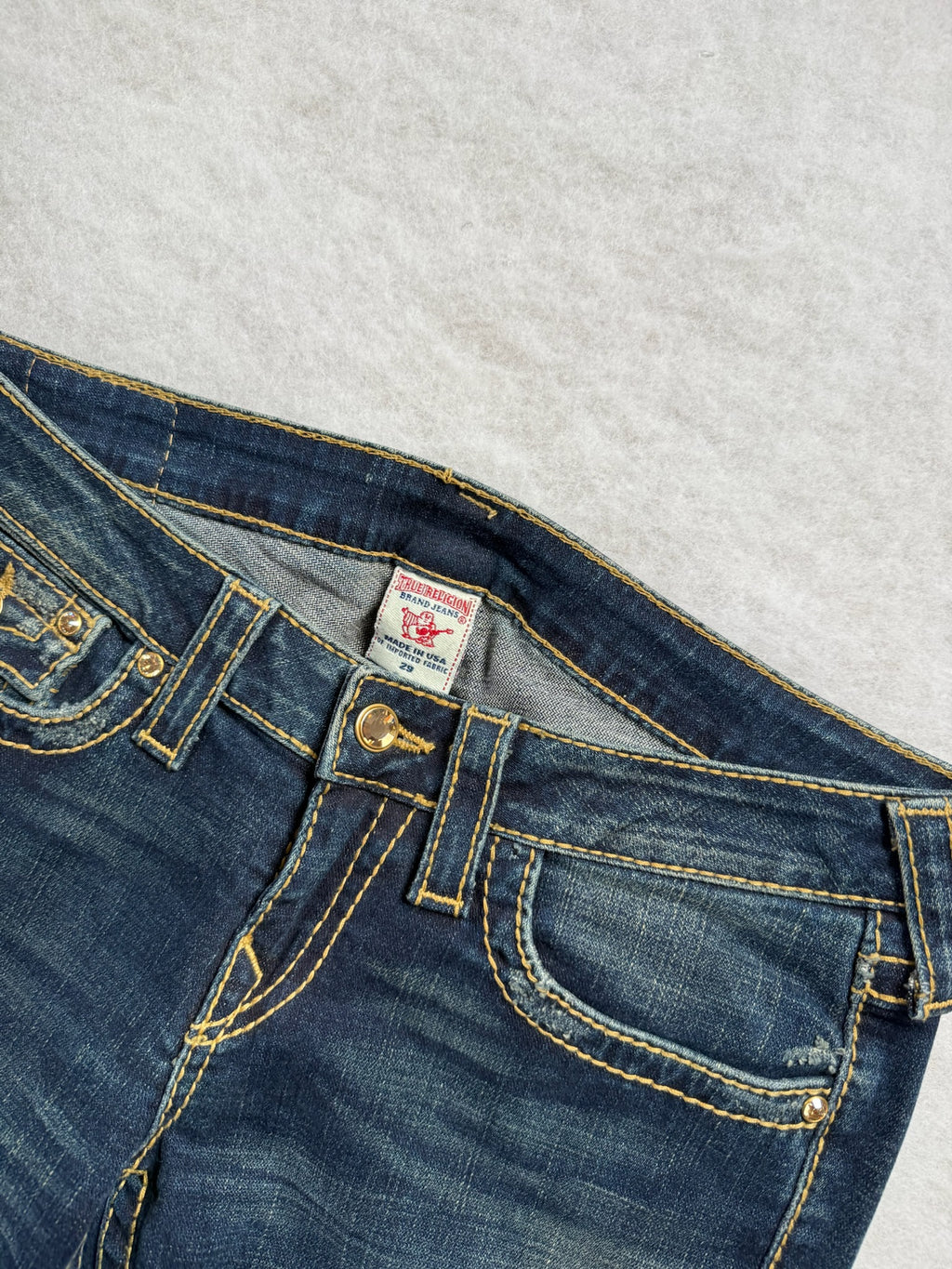True Religion Boot Cut Low Waist Jeans 29