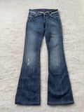 Victoria Beckham Boot Cut Low Waist Jeans 25