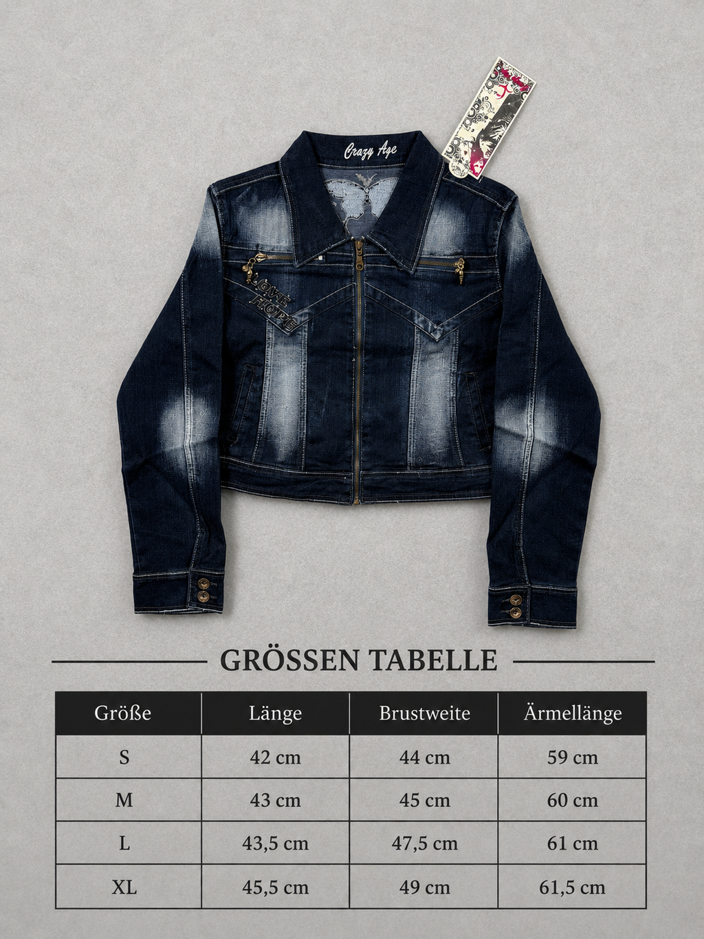 Crazy Age Denim Jacket