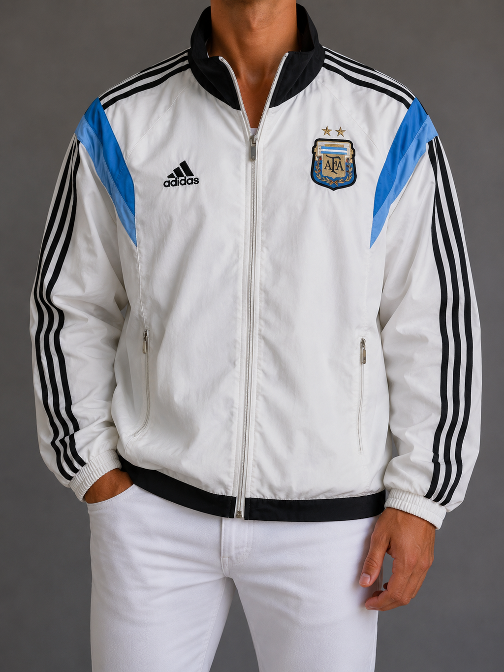 Argentinien Adidas Track Jacke Windbreaker